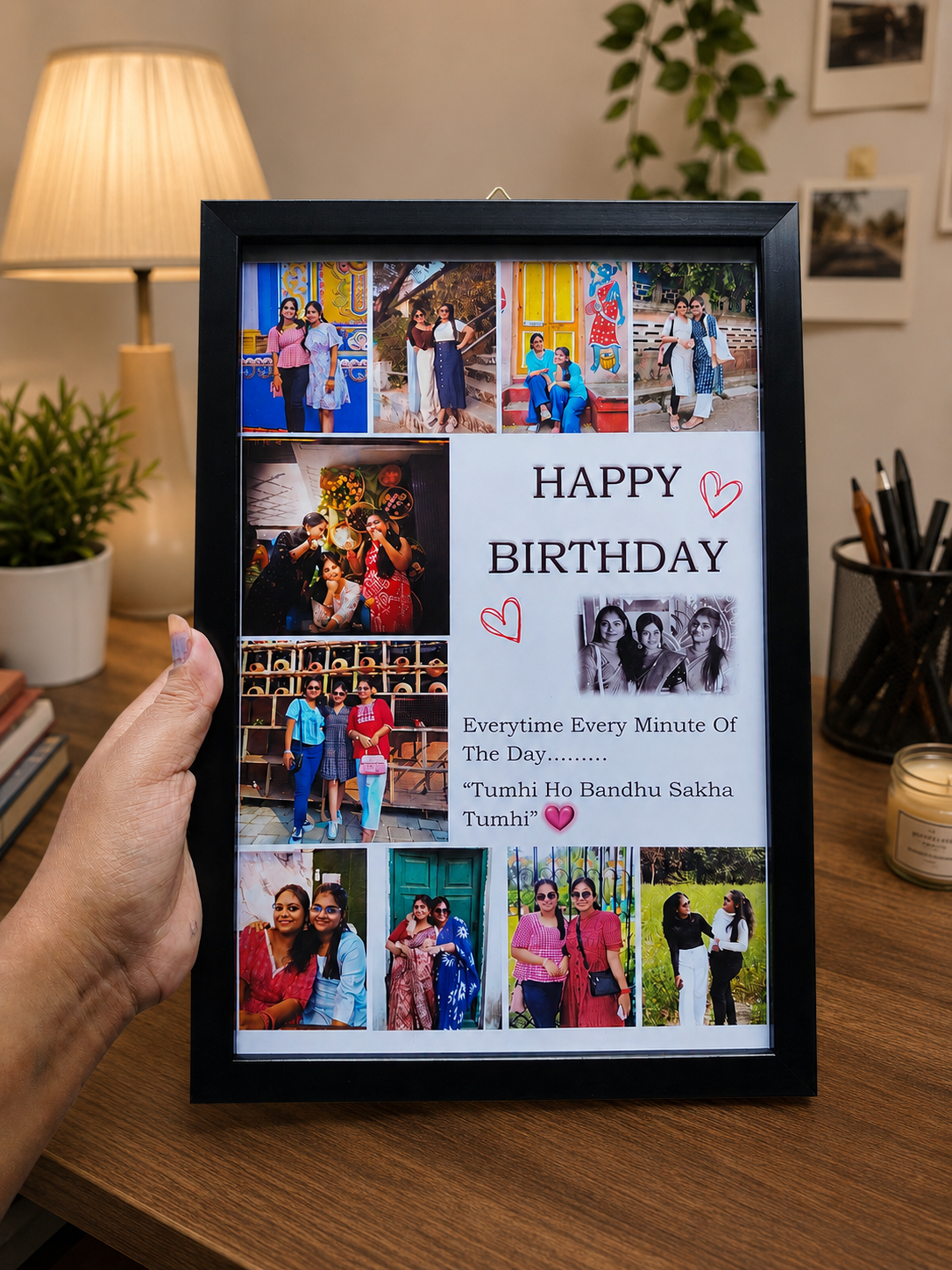 A4 Black Photo Frame
