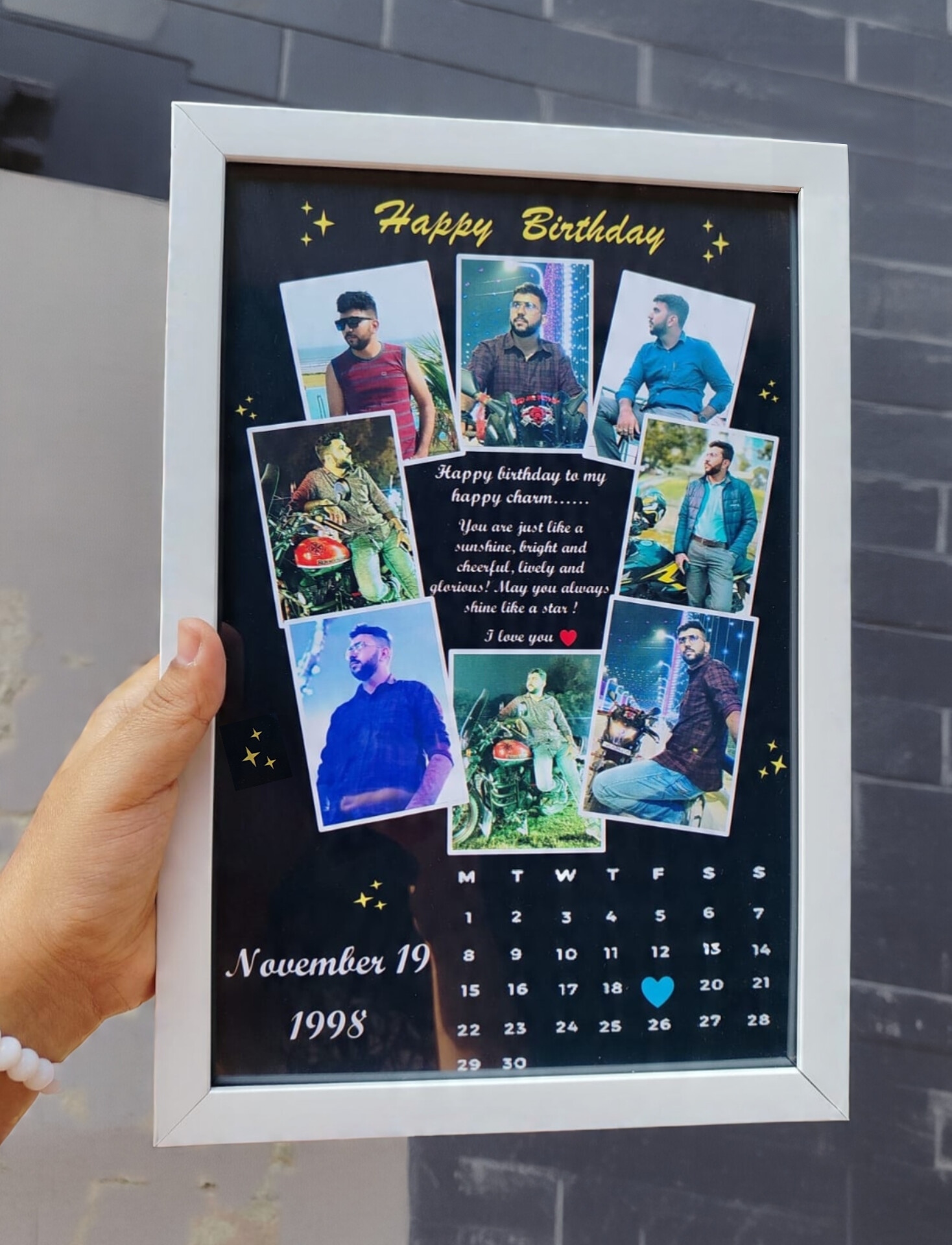 A4 White Photo Frame