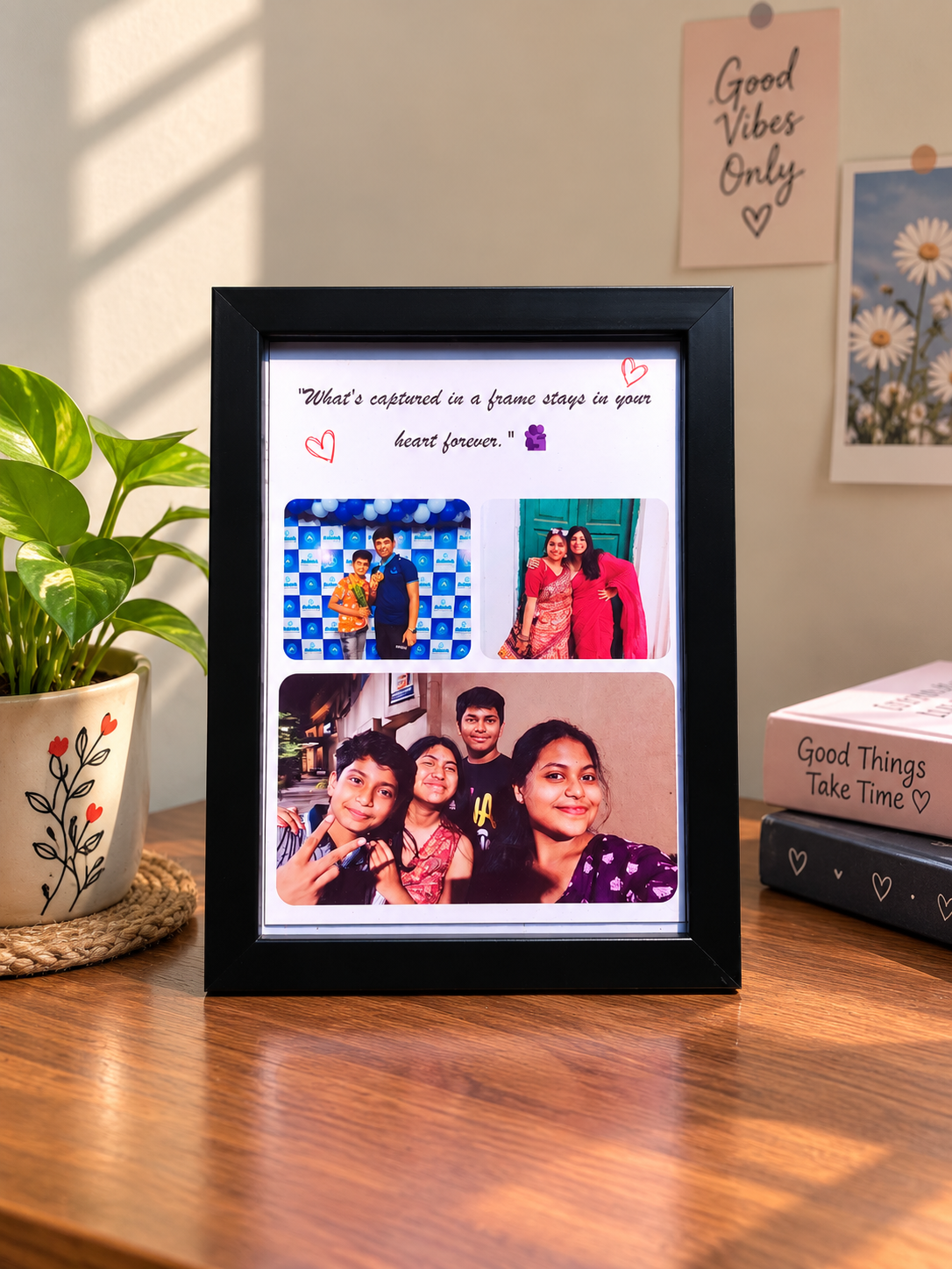A5 Black Photo Frame